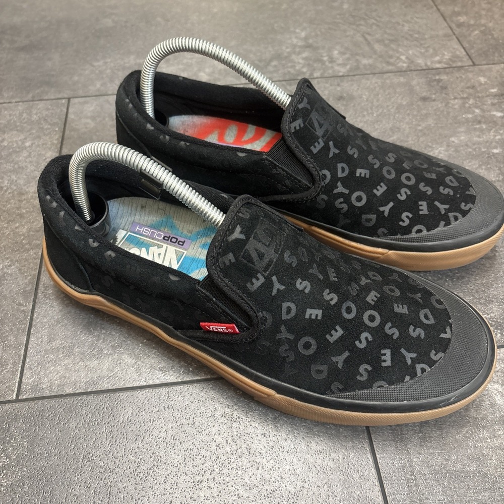 VANS BMX Slip-On Black/Gum Odyssey 40 Year Anniversary Shoes Men's Size 9 Suede - Picture 3 of 8
